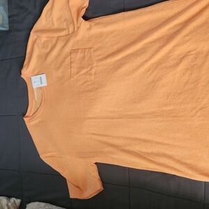 Boys orange cotton t-shirt
